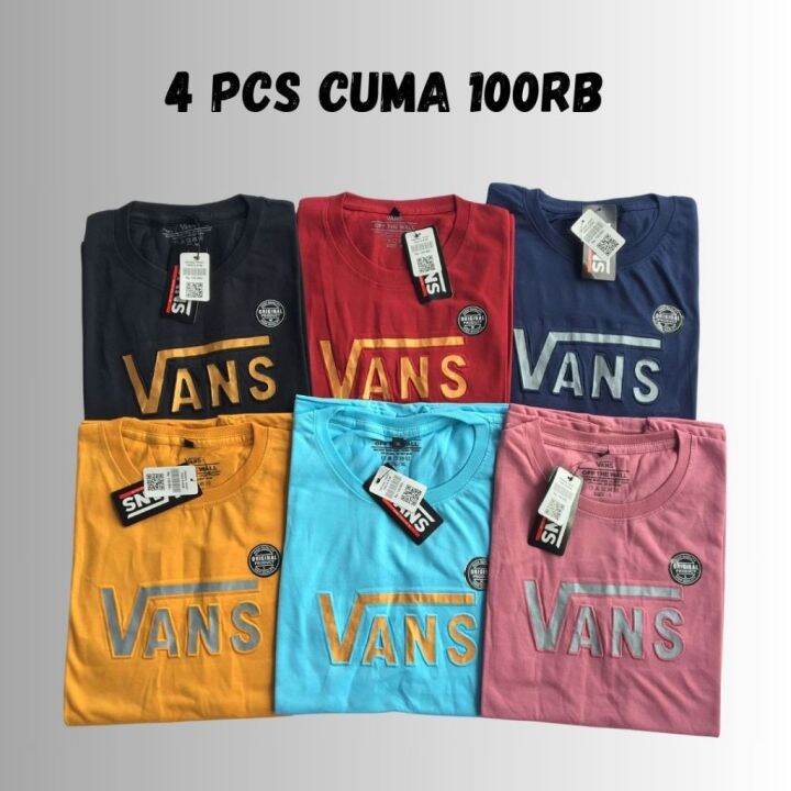 Ribu Dapat Kaos Distro Pria Wanita Bahan Katun Combed S