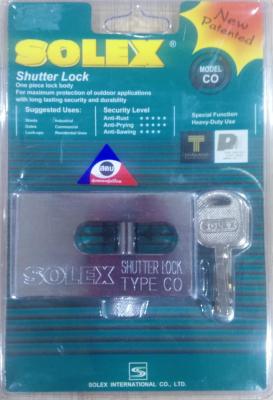 SOLEX กุญแจคล้องประตูม้วน SOLEX CO (สีเงิน)