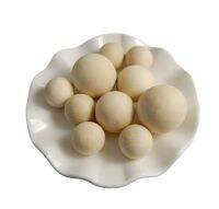 【YF】✑  10-50mm Wood Balls Unfinished Round Ball Spheres for Crafts