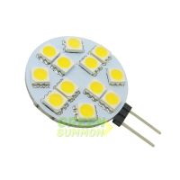 ชิ้น/ล็อต2 G4 12 5050หลอด LED SMD 6000K 3000K โคมไฟไฟสปอร์ตไลท์แบบไม่มีขั้วสีขาว/อบอุ่นสีขาวสำหรับ DC 12V