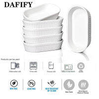 DAFIFY 4-Pack Chefs Selection Porcelain Ramekin จานอบ ถาดอบและกระทะ