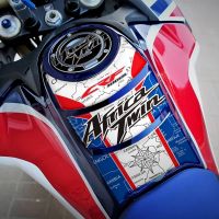 ♟✲ For Honda Africa Twin 2016-2019 3D Resin Motorcycle Tank Pad Protector Sticker