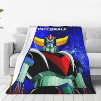 Goldorak Actarus UFO Robot Grendizer Flannel Blanket Mazinger Z Anime Throw Blankets for Bed Sofa Couch 150*125cm Rug Piece