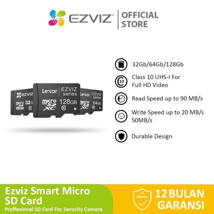 [TODAY SALE] ☢ EZVIZ MicroSD 32/64/128GB Cards Memory Card for Cameras