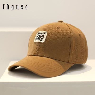 ❁ Retro astring ent all-match baseball hat men and women Korean version spring and summer trendy brand letters curved eaves show face small sunshade cap