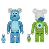 (ของแท้) Bearbrick Sulley &amp; Mike 400%+100% แบร์บริค Medicom Toy ของใหม่ มือ 1