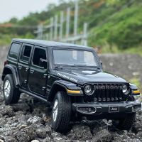 1:32 Jeeps Wrangler Rubicon Alloy Car Model Diecast &amp; Toy Metal Off-road Vehicles Car Model Simulation Sound and Light Kids Gift Die-Cast Vehicles