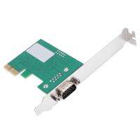 PCIE to Single Serial Port Rs232 Expansion Card Chip AX99100 Serial DB9 Pcie Adapter Riser Card for Desktop Computers