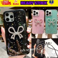 (Great. Cell phone case)  A71 A12 A02s A02 SAMSUNG,J7นายก J2กลิตเตอร์ดำชั้นหนึ่งดาวพระจันทร์กาแล็คซี่ริบบิ้นนุ่ม