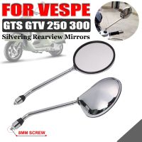 2ชิ้น8มม. สำหรับ Vespa GTS300 GTV300 GTS GTV 300 250 2018กระจกมองหลังกระจกมองหลัง