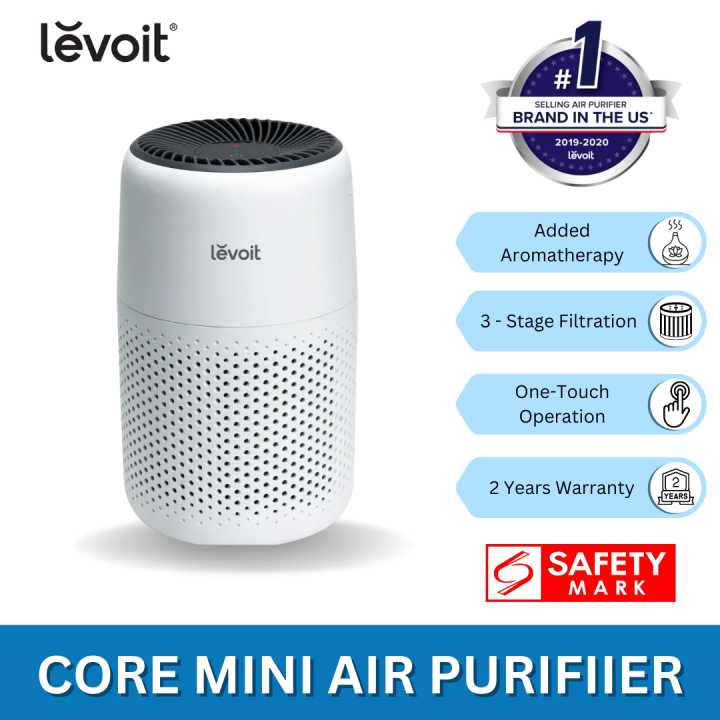 LEVOIT CORE MINI Air Purifier | Aromatherapy Diffuser | Small Portable ...