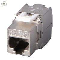 HESTING CAT.5E CAT.7มุม180องศาชั้น7 RJ45ตัวแยกปลั๊กเสริมตัวเมียแจ็ค Class 6 RJ 45อะแดปเตอร์ RJ45 Coupler ตัวต่อสายแลนโมดูลเครือข่าย