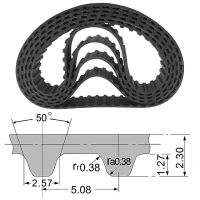 【Cod】 Goodz mall 1ชิ้น136XL 170XL ยางรอกเข็มขัดจับเวลาวงจรปิด Synchronous Drive Belt กว้าง10มิลลิเมตร