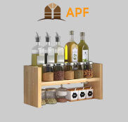 Kệ Gia Vị Nhà Bếp APF Gỗ Thông