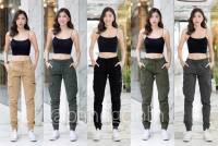 [Cargo Pants] กางเกงคาร์โก้ขาจั้มยืด รุ่น B1643-11 กางเกงยุทธวิธี กางเกงหลายกระเป๋า กางเกงนักผจญภัยเดินป่า เป็นผู้หญิง…ก็เท่ได้