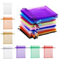 Solid Color Yarn Bag Beam Mouth Gift Bag Gift Candy Yarn Bag Bag Pearl Storage Q2G8