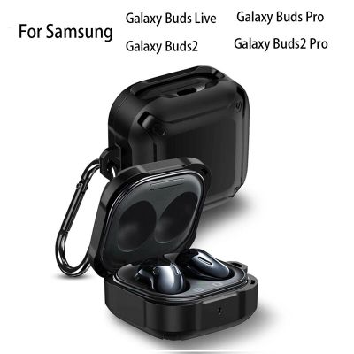 For Samsung Galaxy Buds Live / Pro / 2 Case Shockproof Protective Headphone Cover Shell Case For Samsung Galaxy Buds 2 Pro Headphones Accessories