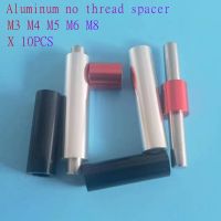 10pcs Aluminum Bushing gasket M3 M4 M5 M6 M8 colourful Aluminum washer round hollow no thread standoff spacer