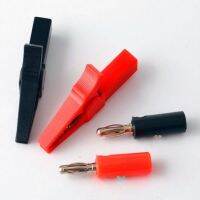 ↂﺴ✵ Insulated Crocodile Clip Probe Pen Test Alligator Multimeter car Battery Clamp