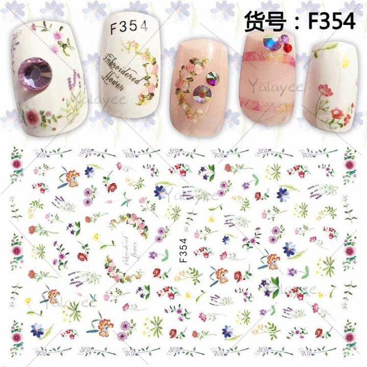 yalayee-japanese-r-time-embroidery-flower-series-ultra-thin-semi-translucent-adhesive-nail-sticker-manicure-phototpy-decal-polish