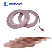 10pcs 20Mroll Single Side Conductive Copper Foil Tape Strip Adhesive EMI Shielding Heat Resist Tape Width 5mm 6mm 8mm 10mm