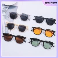 BETTERFORM ที่ UV400 สีดำสีดำ แว่นตากันแดดสำหรับผู้หญิง แว่นกันแดดโอเวอร์ไซส์ ที่บังแดดสำหรับผู้ชาย วินเทจ แว่นตากันแดดทรงสี่เหลี่ยม