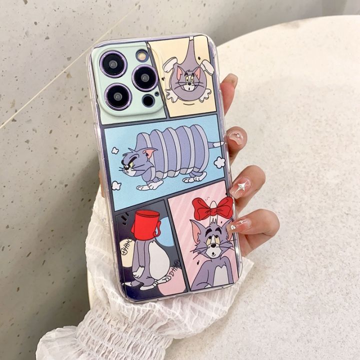 เคสสำหรับ-oppo-reno-7-7z-lite-int-8-8t-10-pro-plus-a1-pro-a17-a98ค้นหา-x5-lite-f21-pro-4g-5g-แฟชั่นเท่ๆลายการ์ตูนเคสโทรศัพท์แบบใสปิดคลุมป้องกันการกระแทกนิ่ม