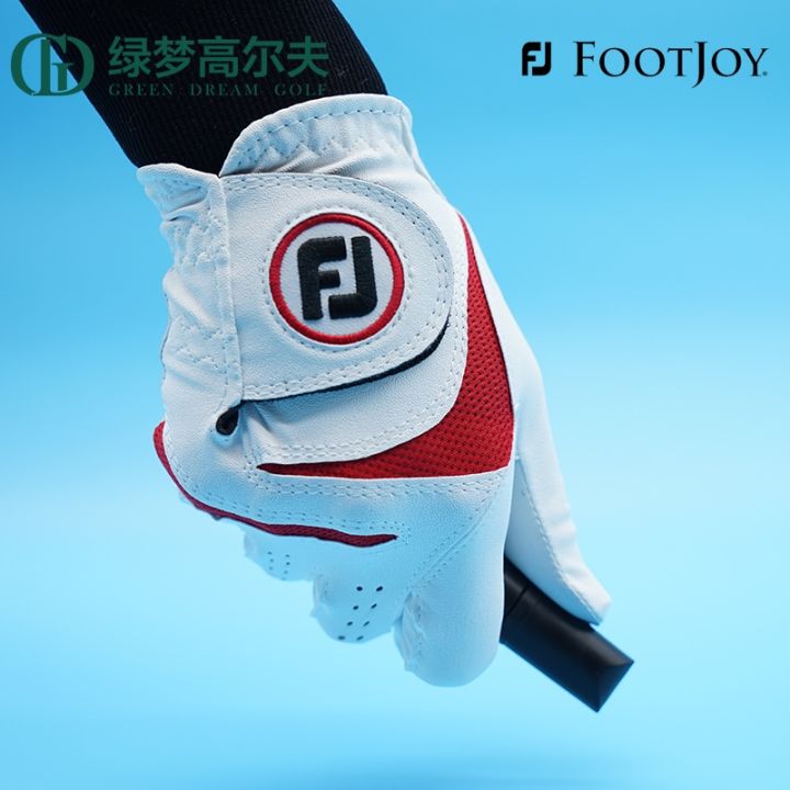 footjoy-ถุงมือกอล์ฟทนต่อการเสียดสีไม่ลื่นมือซ้ายและขวาของผู้ชายถุงมือใส่สบายแพ็คเดียว