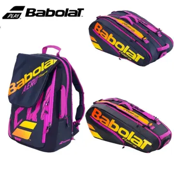 Genuine Babolat Tennis Backpack Pure Wimbledon Co-branding Tennis Padel  Squash Badminton Rackets Bag Large Capacity Raquete Bags