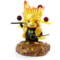 KAVVEN GK เครื่องประดับตุ๊กตาคริสต์มาสกวางเรนเดียร์วันเกิด Uchiha Sasuke Kurama Figure Pikachu Cosplay