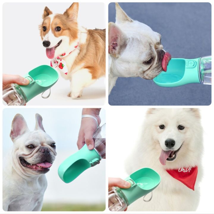 กระบอกน้ำสุนัข-s43แบบพกพาที่ให้น้ำสัตว์ป้องกันการรั่วซึมชามอาหารสุนัขน้ำพุแมวอาหารสุนัขขวดน้ำเดินกลางแจ้ง