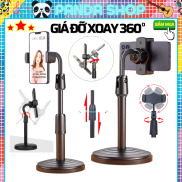 Giá Đỡ Điện Thoại Để Bàn Kẹp Điện Thoại Livestream Xem Video Xoay 360 Độ