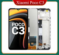 Poco C3 6.43หน้าจอต้นฉบับสำหรับ Xiaomi Pocophone Poco C3 M2006C3MI MZB07RHIN สัมผัสหน้าจอ LCD LCD จอแสดงผลแบบแทนที่