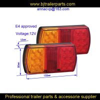 PROMOTION!!! 12V LED TRAILER TAIL LIGHTS LAMPS SUBMERSIBLE WATERPROOF TRUCK BOAT TRALER PARTS (2PCS/1PAIR) trailer parts Trailer Accessories