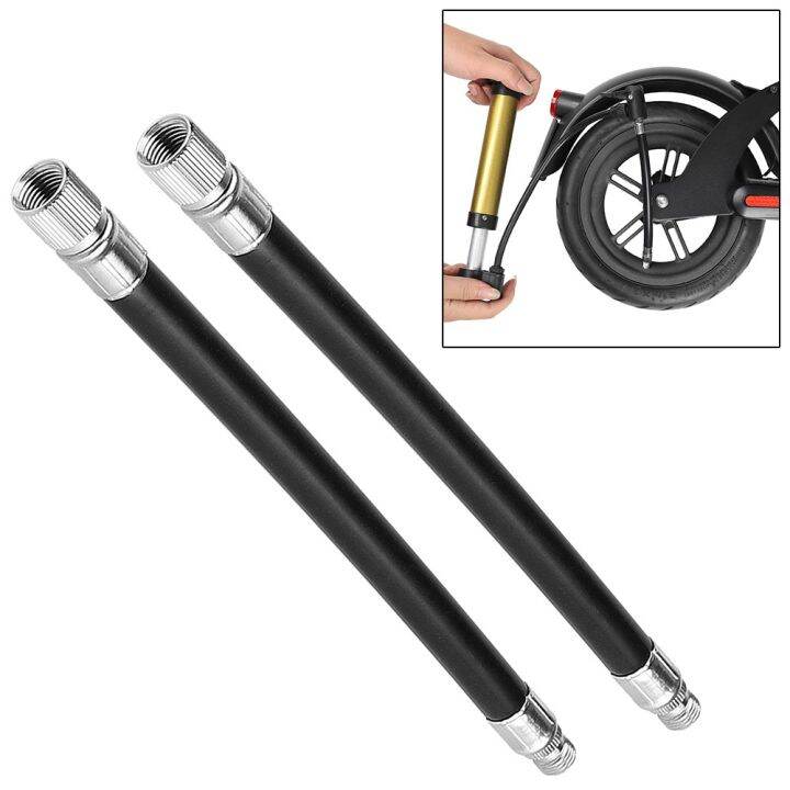 Emiif Scooter Tire Valve Extension All Copper Valve Hose Air Pump