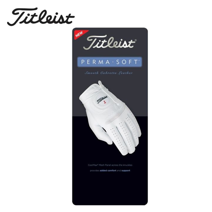 titleist-ถุงมือกอล์ฟ-perma-ใหม่สำหรับผู้ชาย-ถุงมือกอล์ฟหนังแกะนุ่ม