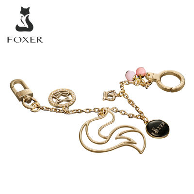 Foxerจี้และพวงกุญแจสำหรับกระเป๋าจี้โลหะกระเป๋าอุปกรณ์เสริมKey Chain