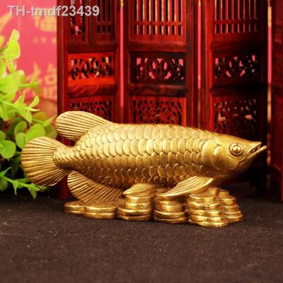✟ fish ornaments auspicious wealth arowana Zhaocai Wang cause May there be surpluses every year.