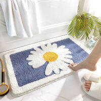 2021Simplicity Flowers Bath Mat Portable Soft Anti-slip Bathroom Rug Foot Pad Multifunction Household Bedroom Living Room Carpet