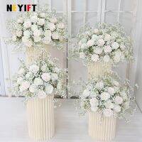 hot【cw】 80/70/60/45/30cm Baby Breath Wedding Table Centerpiece Gypsophila Artificial Floral Event Prop