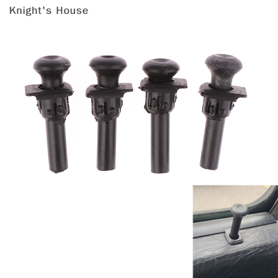 Knights House หมุดล็อกประตูรถยนต์4ชุด191837187สำหรับกอล์ฟ Mk2 Mk3 Jetta 2 3 Scirocco Passat อะไหล่ B2อุปกรณ์แต่งรถ