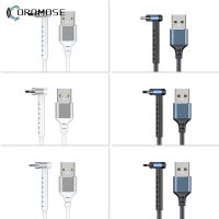 สายเคเบิล USB C สายชาร์จความยาว1เมตร2.4A สายชาร์จเร็วชนิด C สายชาร์จการออกแบบที่ยึดแบบงอได้90 °