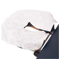 hjk┅卐○  Disposable Non-Woven Headrest Paper Spa Bed Table Cover Massage Face Cradle Rest Covers