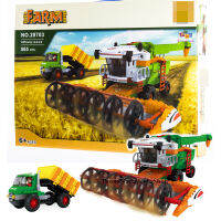 ProudNada Toys ของเล่นเด็กชุดตัวต่อเลโก้ฟาร์ม+รถเกี่ยวข้าว(กล่องใหญ่สุดคุ้ม) FARM 565 PCS 28703