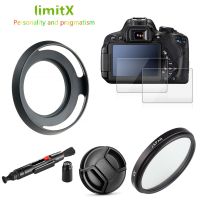 43Mm UV Filter  Hood Cap Cleaning Pen 2X LCD Screen Protector For Panasonic Lumix LX100 / Mark II LX100II LX100M2 Camera