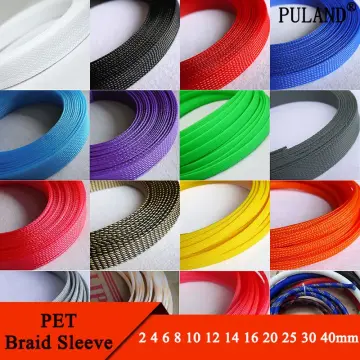 High Density Pet Braided Expandable Sleeving Black Polyethylene Pet High  Temperature Electrical Cable Loom Wire Sleeve - China Expandable Sleeving  with Box, Pet Braided Sleeving
