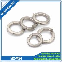 ✑♟┋ 1/2/5/10pc GB93 TA2 Pure Titanium Spring Split Lock Washer M2 M2.5 M3 M4 M5 M6 M8 M10 M12 M14 M16 M18 M20 M22 M24 Elastic Gasket