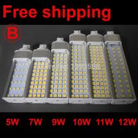 【▼Hot Sales▼】 yanjina85828158 G24q-2 G24q-1 Led พลังที่แท้จริง4ขา G24q-3 Pl หลอดโคมไฟ5W 7W 9W 10W 11W 12W 13W 14W Smd5730 5050 2835 Ac85-265v Gx24q 110V 220V