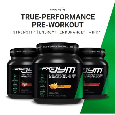 JYM Pre-workout (20Servings) พรีเวิร์คเอาท์ เพิ่มพละกำลัง เพิ่มกล้าม ออกกำลังกาย