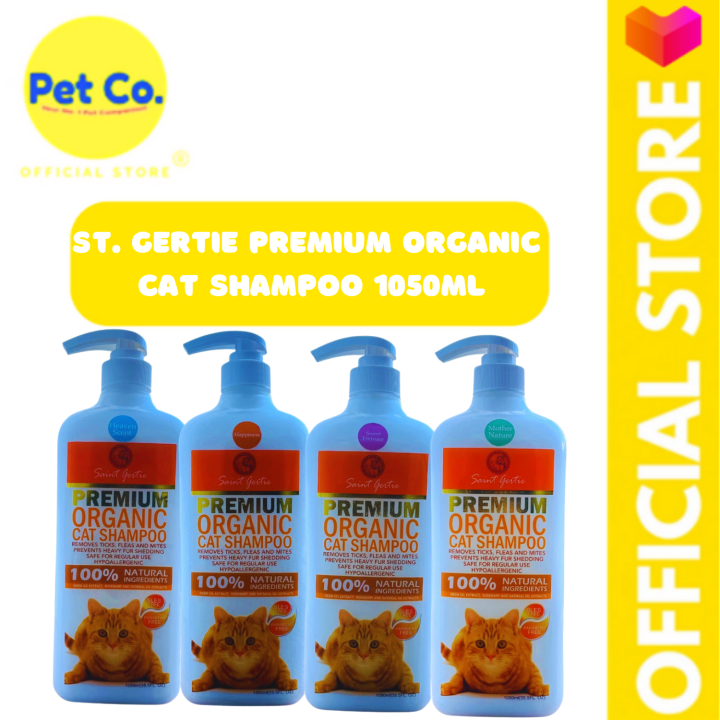ST.GERTIE PREMIUM ORGANIC CAT SHAMPOO 1050ML Lazada PH